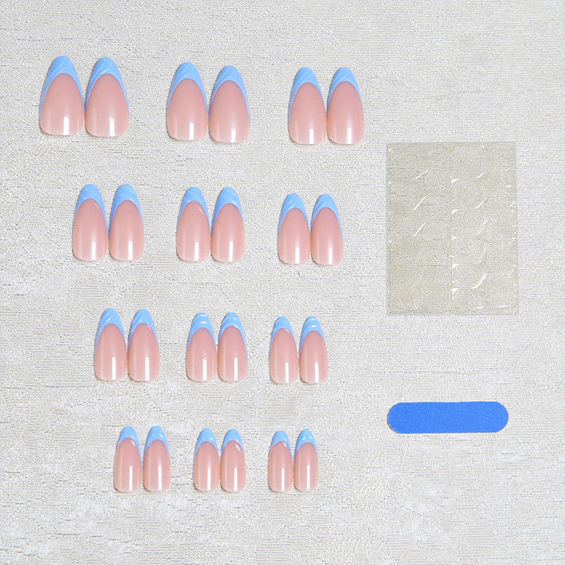 Acrylic nail set with elegant ombre gradients and modern tips Bowlift
