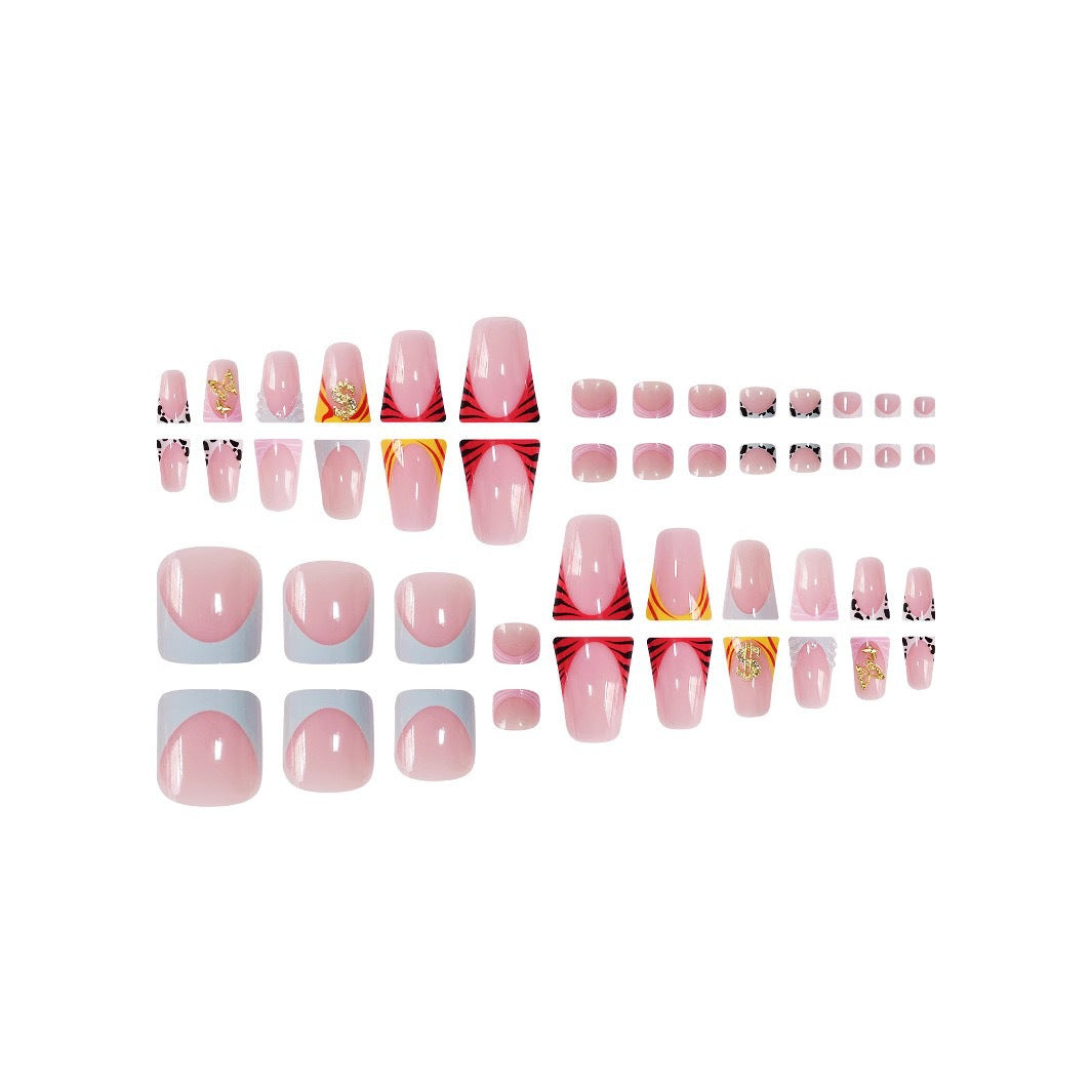 Creative Floral Nail Art Set Bowlift