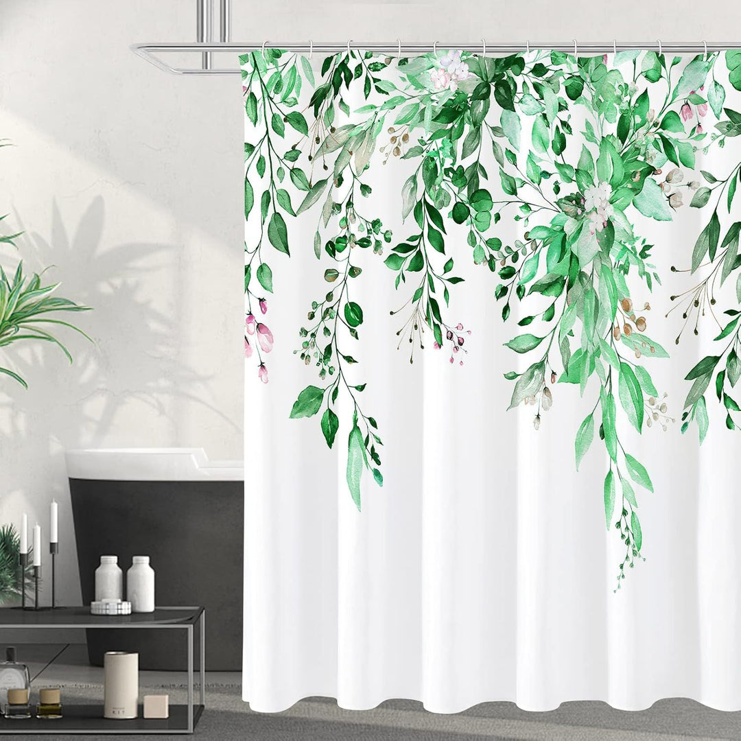 Floral Patterned Shower Curtain Bowlift