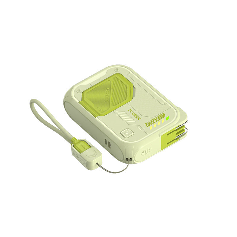 Multifunctional power bank with integrated charging cable Bowlift