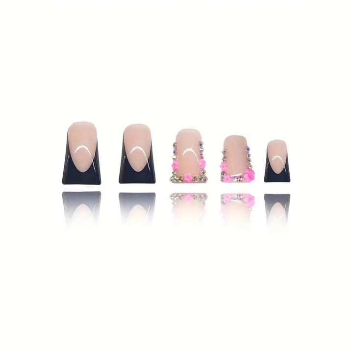 Luxurious 3D Floral Nail Art Extensions Bowlift