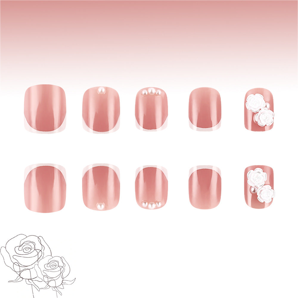 Decorative Floral Press-On Nails Bowlift 1787543134