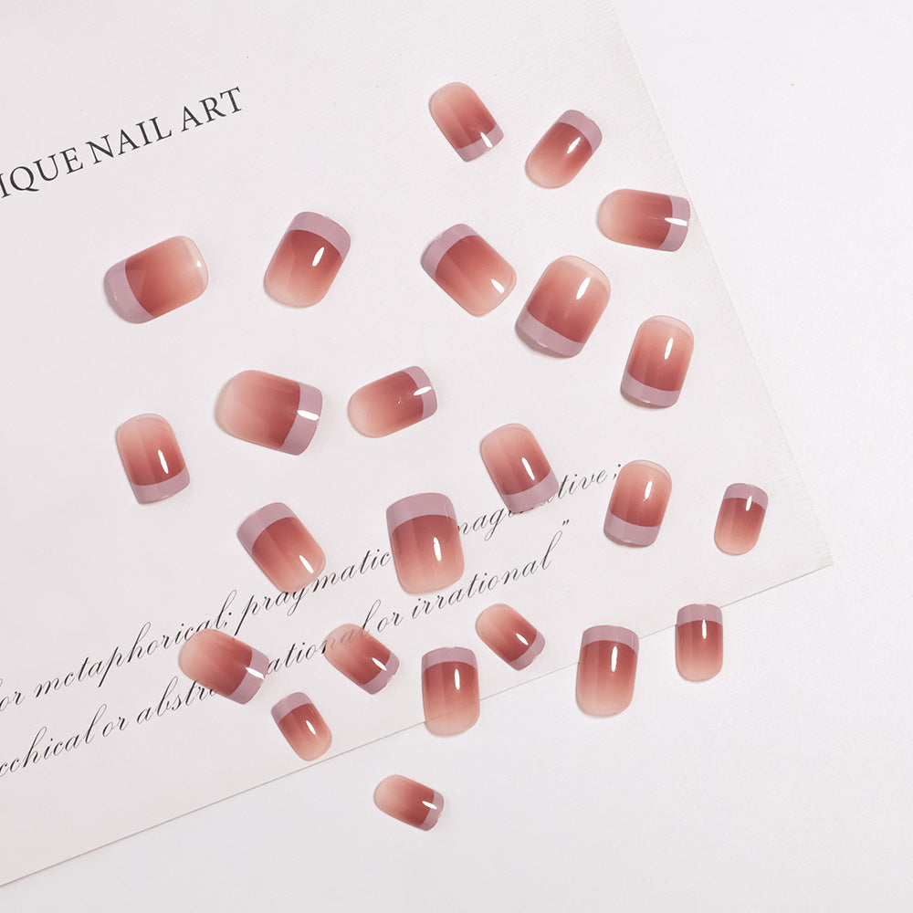Elegant Ombre Nail Art Press-On Set Bowlift