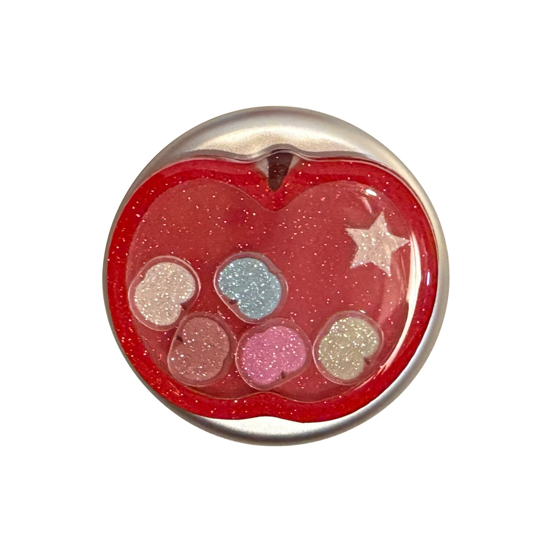Funnier apple motif smartphone finger holder Bowlift