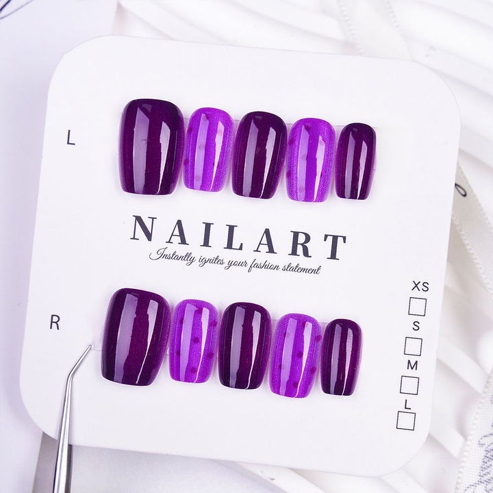 Playful Cartoon-Themed Press-On Nail Art Bowlift