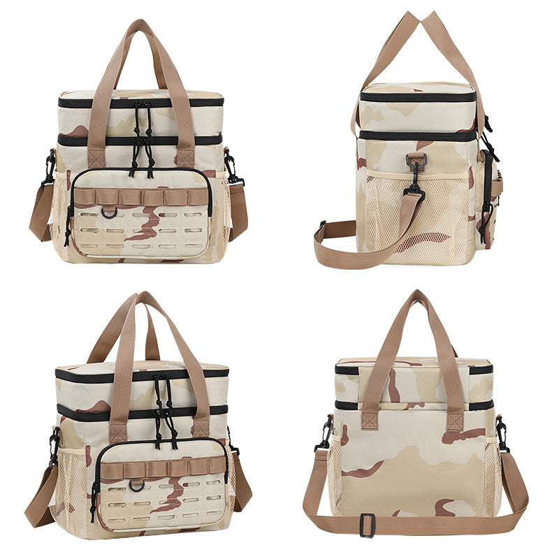Multifunctional cooler bag with insulated interior Bowlift