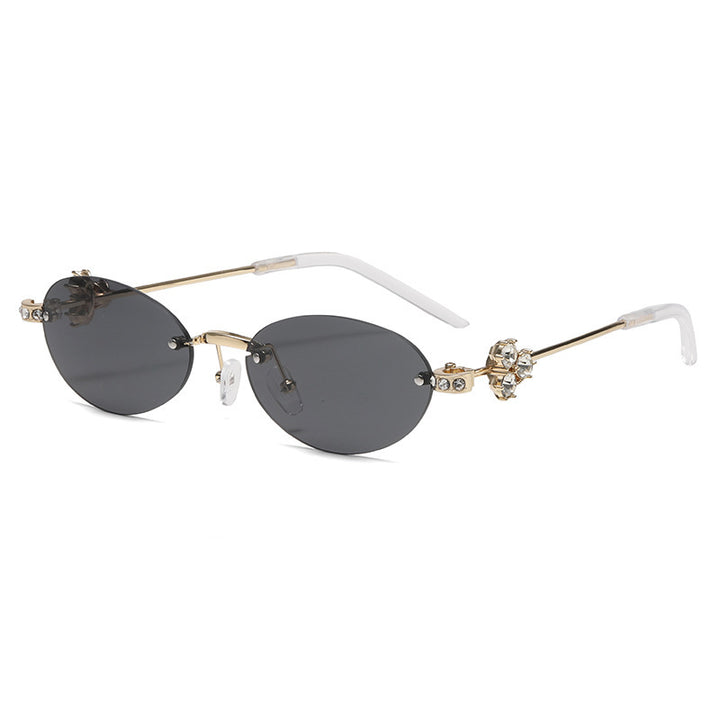 Ladies elegant sunglasses with geometric frame Bowlift