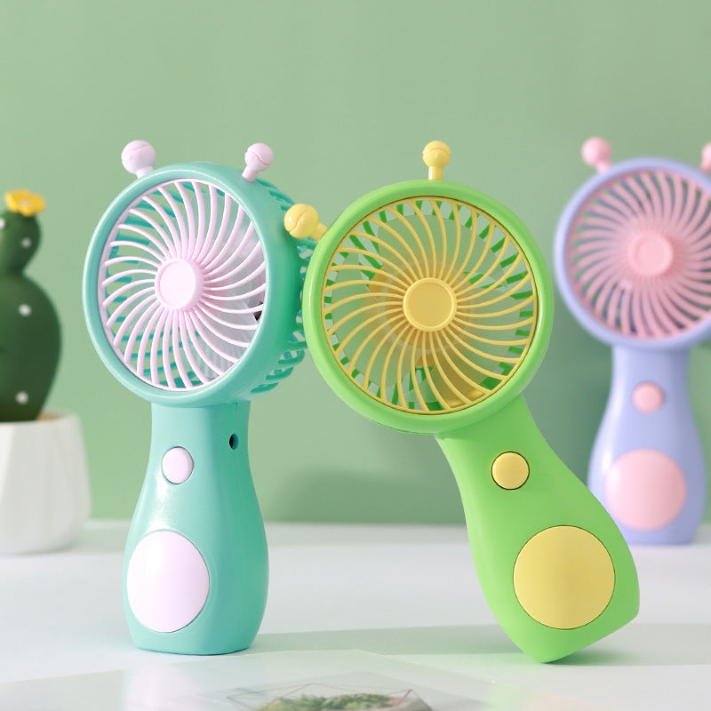 Unisex Mini Snail-Shaped USB Rechargeable Desk Fan Bowlift
