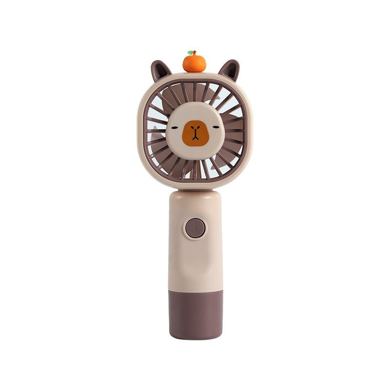 Unisex Portable Mini Hand Fan with Cute Animal Design Bowlift