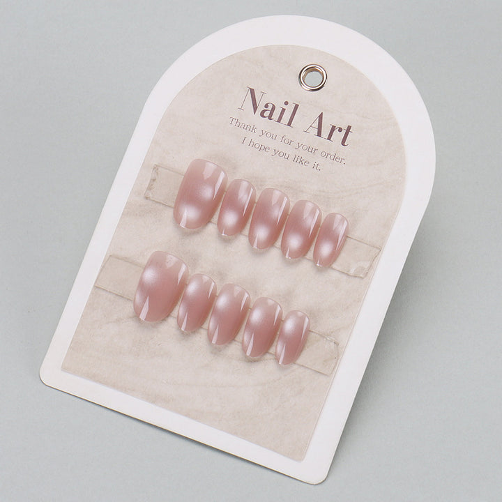 Elegant Press-On Nail Tips with Gold Accents Bowlift