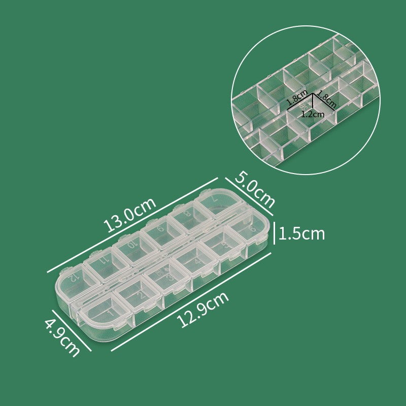 Multi-Compartment Craft Supply Box Bowlift