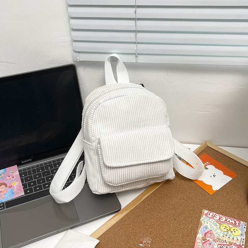 Corduroy Mini Backpack