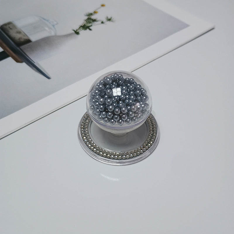 Decorative Beaded Cosmetic Mirror Bowlift