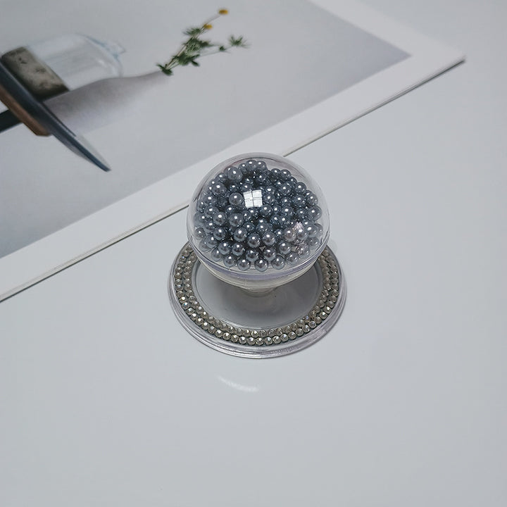 Decorative Beaded Cosmetic Mirror Bowlift
