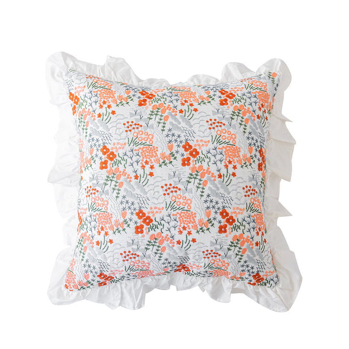 Decorative Ruffled Pillow