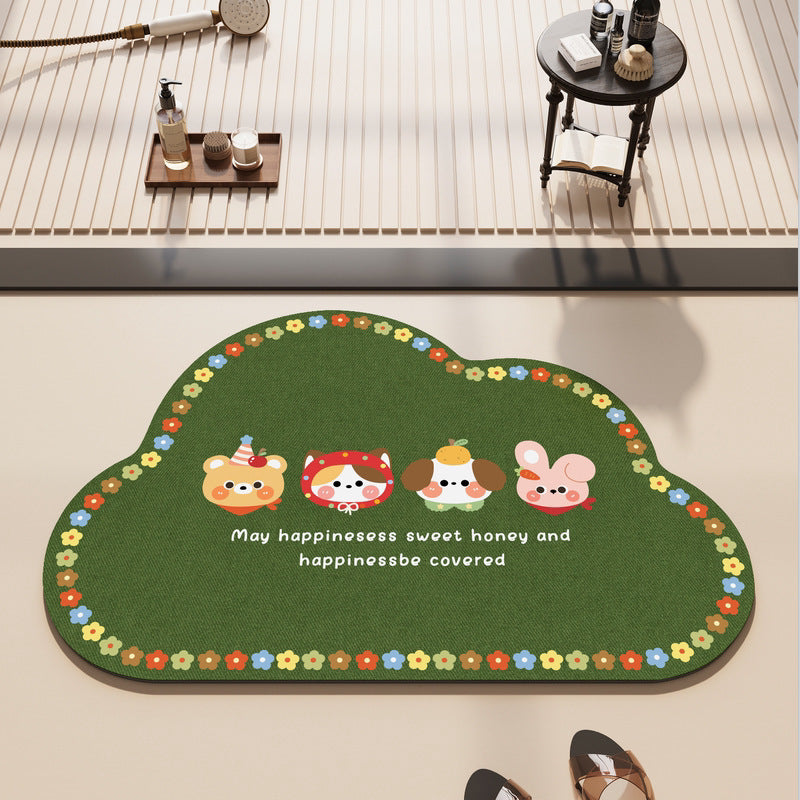 Cute Animal-Themed Bath Mat