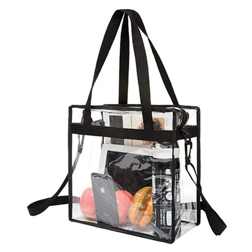 Transparent tote bag with multiple interior compartments Bowlift