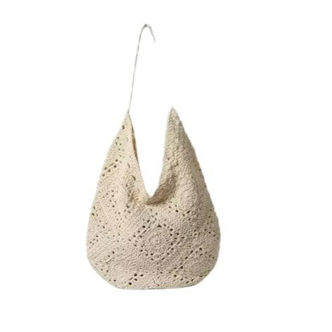 Natural and Hand-Knotted Casual Tote Bag Bowlift