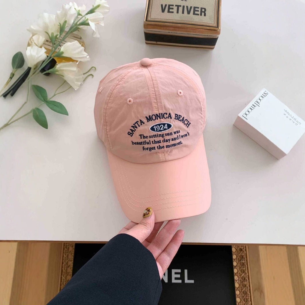 Women's Casual Embroidered Cap Bowlift