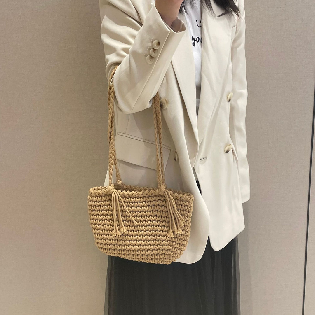 Hand-knotted shoulder bag Bowlift