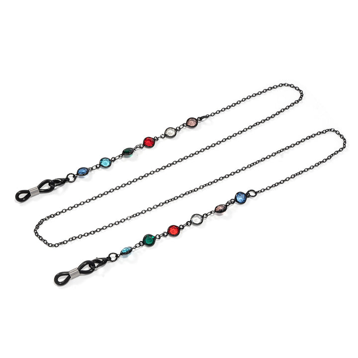 Elegant Gemstone Eyewear Chain Bowlift
