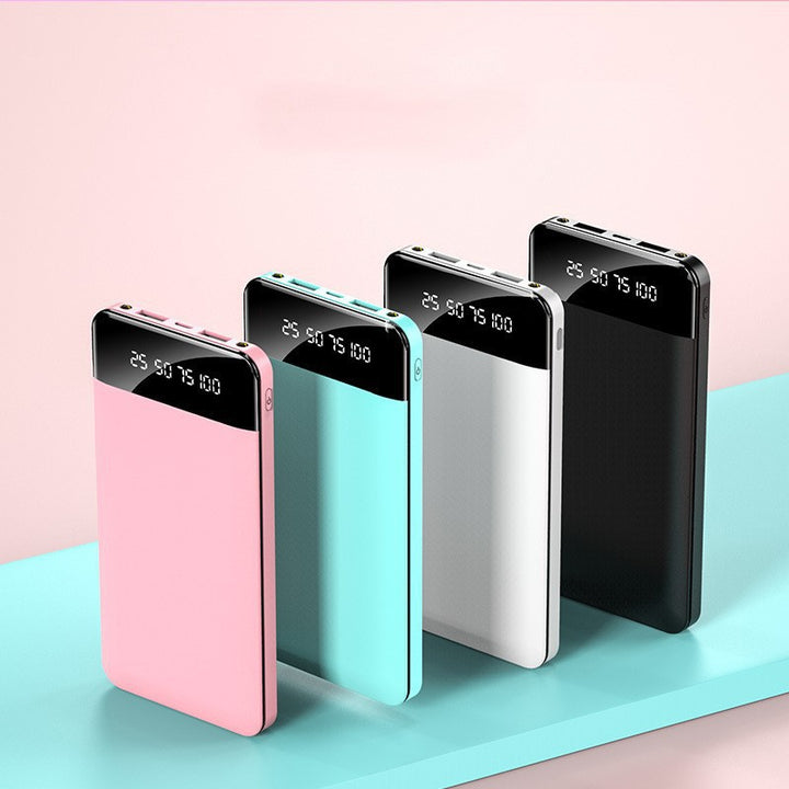 Versatile power bank with fast charging port and digital display Bowlift