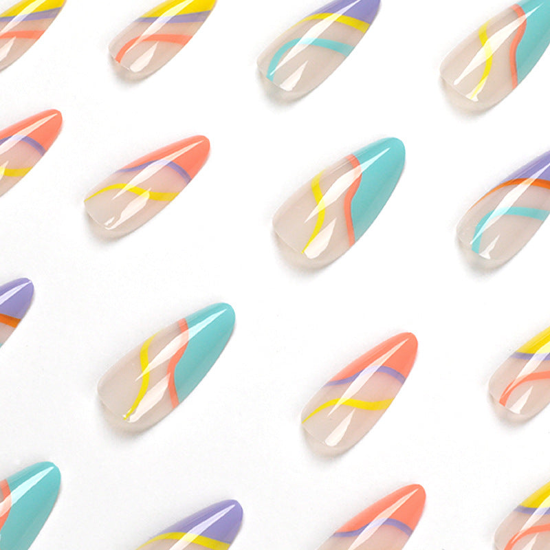 Artful Nail Art with Modern Color Accents Bowlift