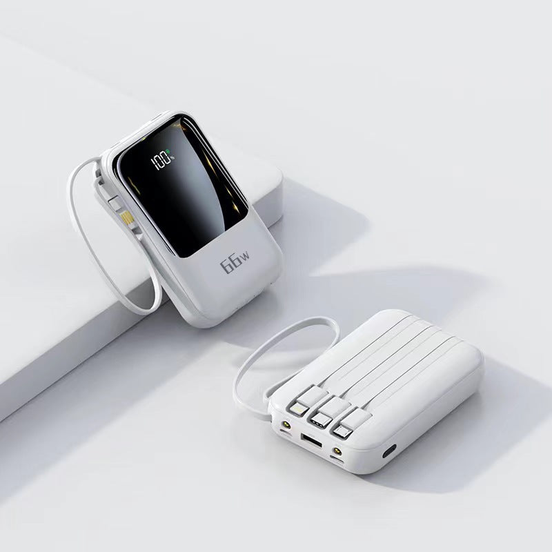 Multifunctional power bank with digital charging display Bowlift