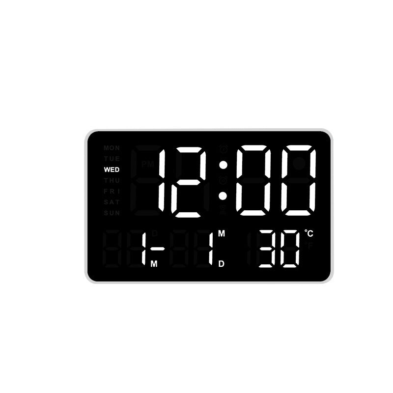 Digital function alarm clock with large LED display Bowlift