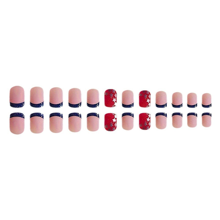 Sparkling Star Pattern Nail Art Bowlift