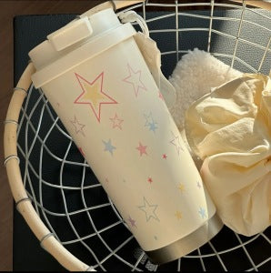 Ladies Insulated Coffee Mug with Funny Hello Kitty Design Bowlift