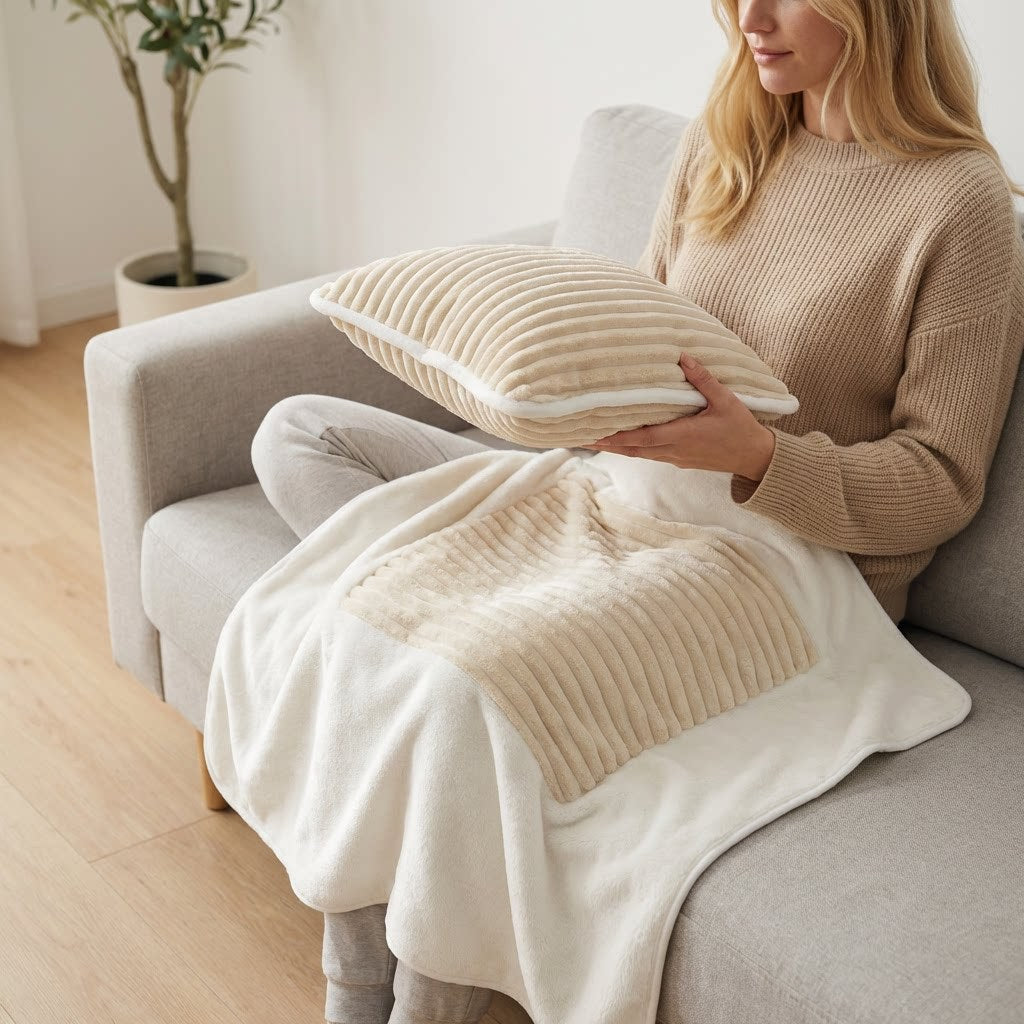 Women's Decorative Pillow with High-Quality Felpa Bowlift