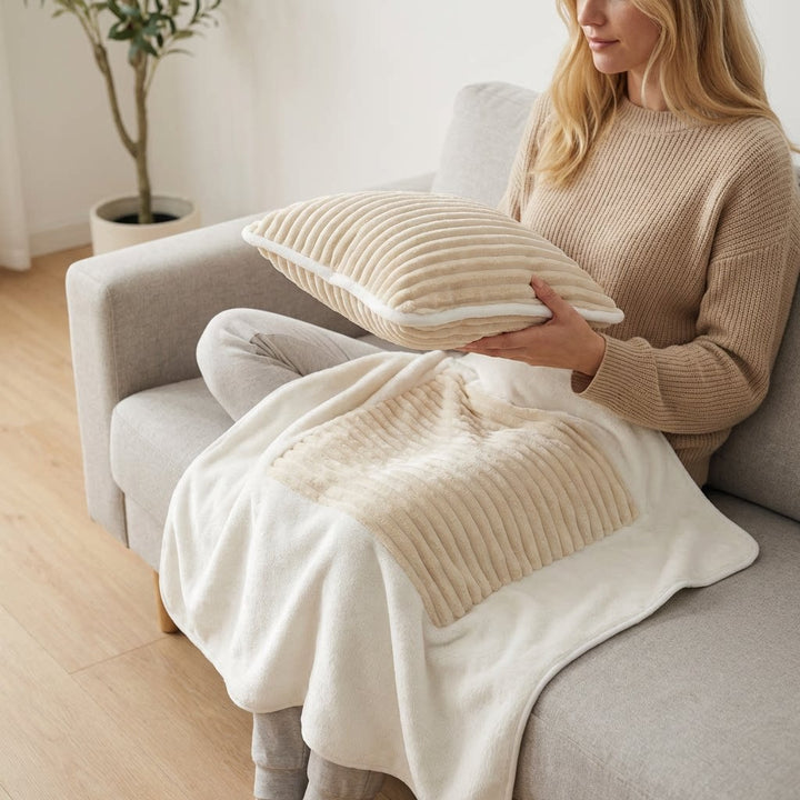 Women's Decorative Pillow with High-Quality Felpa Bowlift