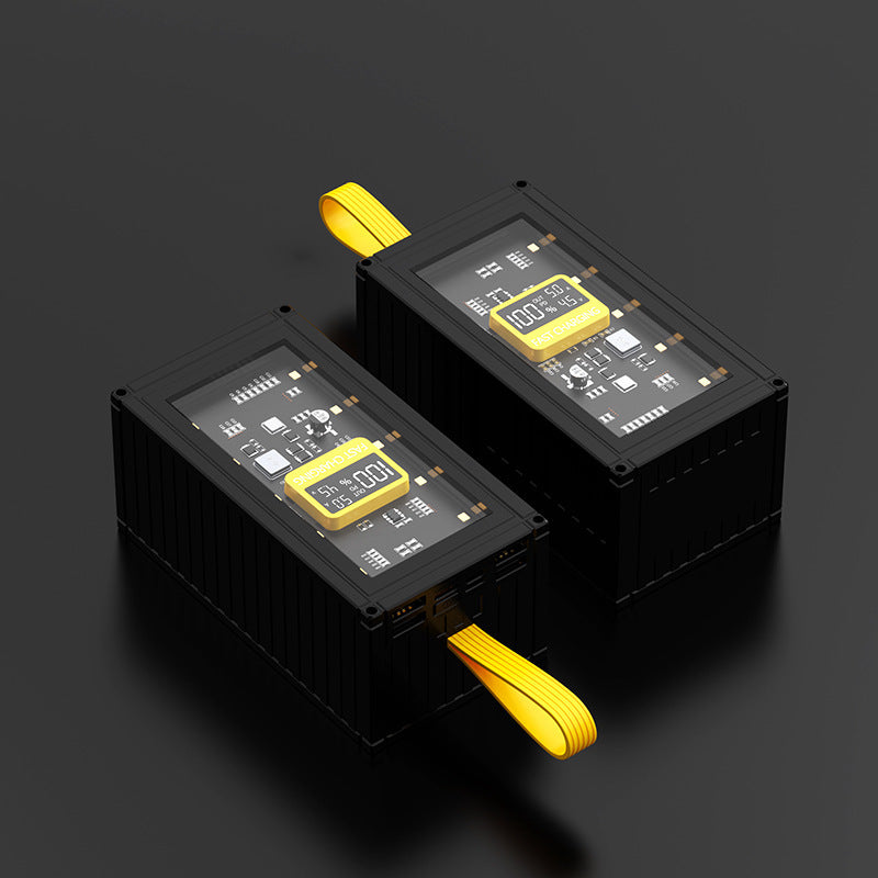 Portable power bank with digital charging display and quick charging function Bowlift