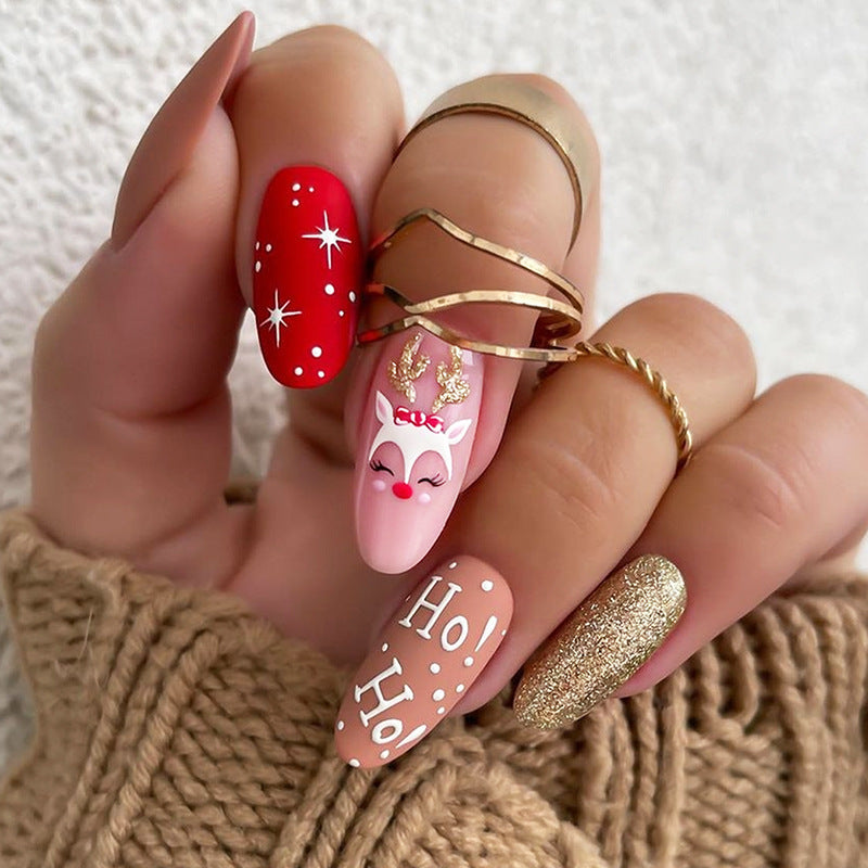 Creative nail art set with festive motifs Bowlift