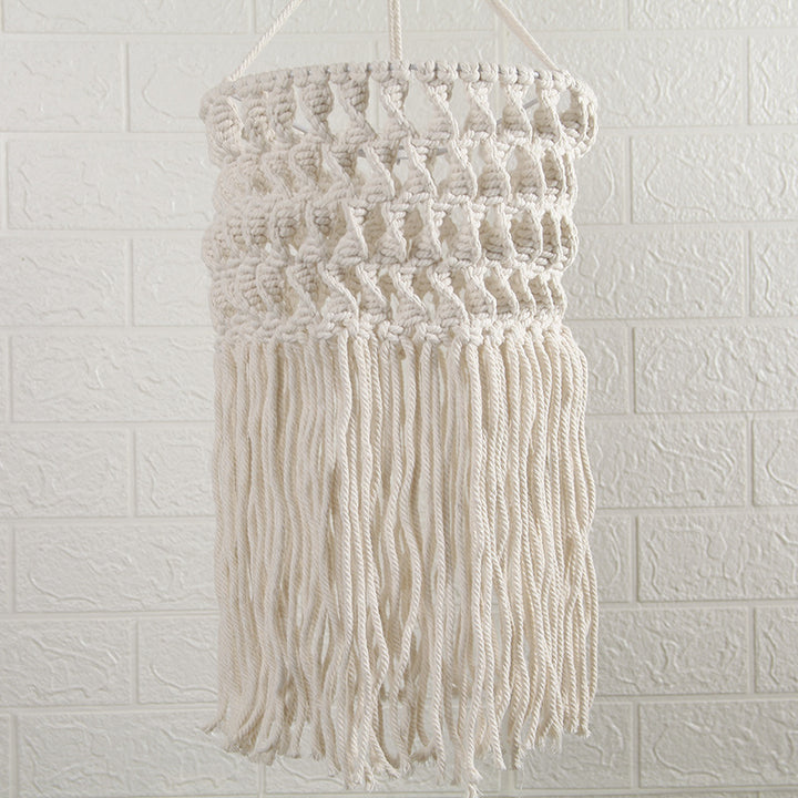 Macramé Pendant Light Fixture Bowlift