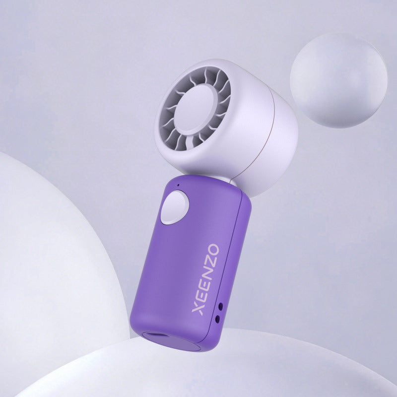 Compact Rechargeable Handheld Cooling Fan Bowlift