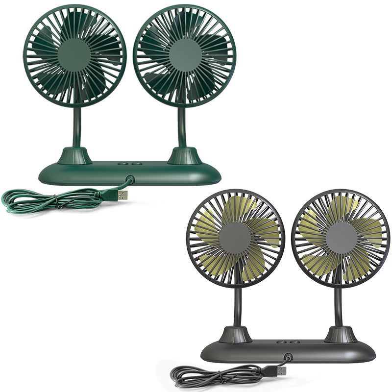 Dual Adjustable Desktop Fan Bowlift