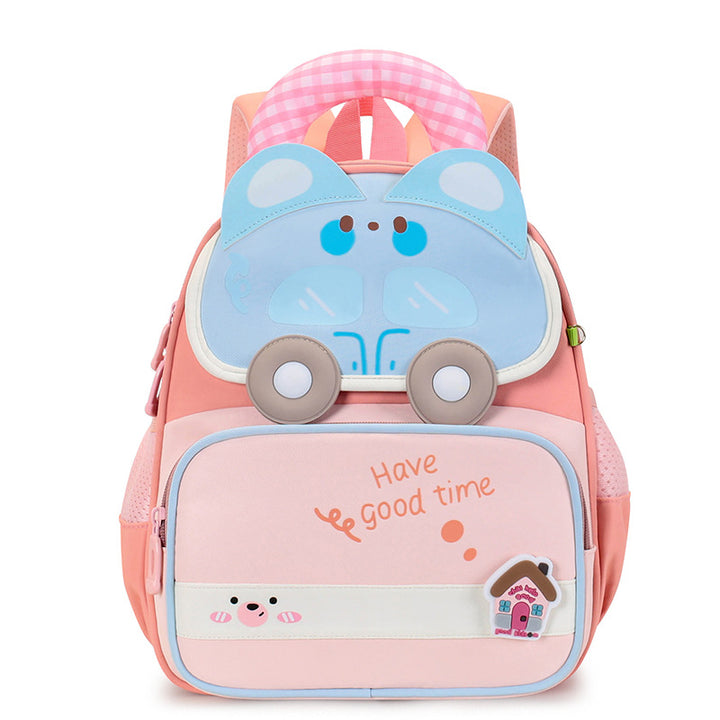 Cute Cartoon-Themed Kids School Backpack Bowlift