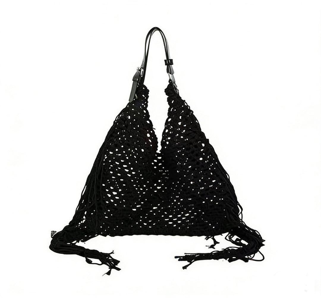 Fashionable Macrame Handbag Bowlift
