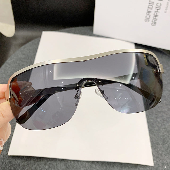 Women futuristic sunglasses with elegant minimalist design Bowlift