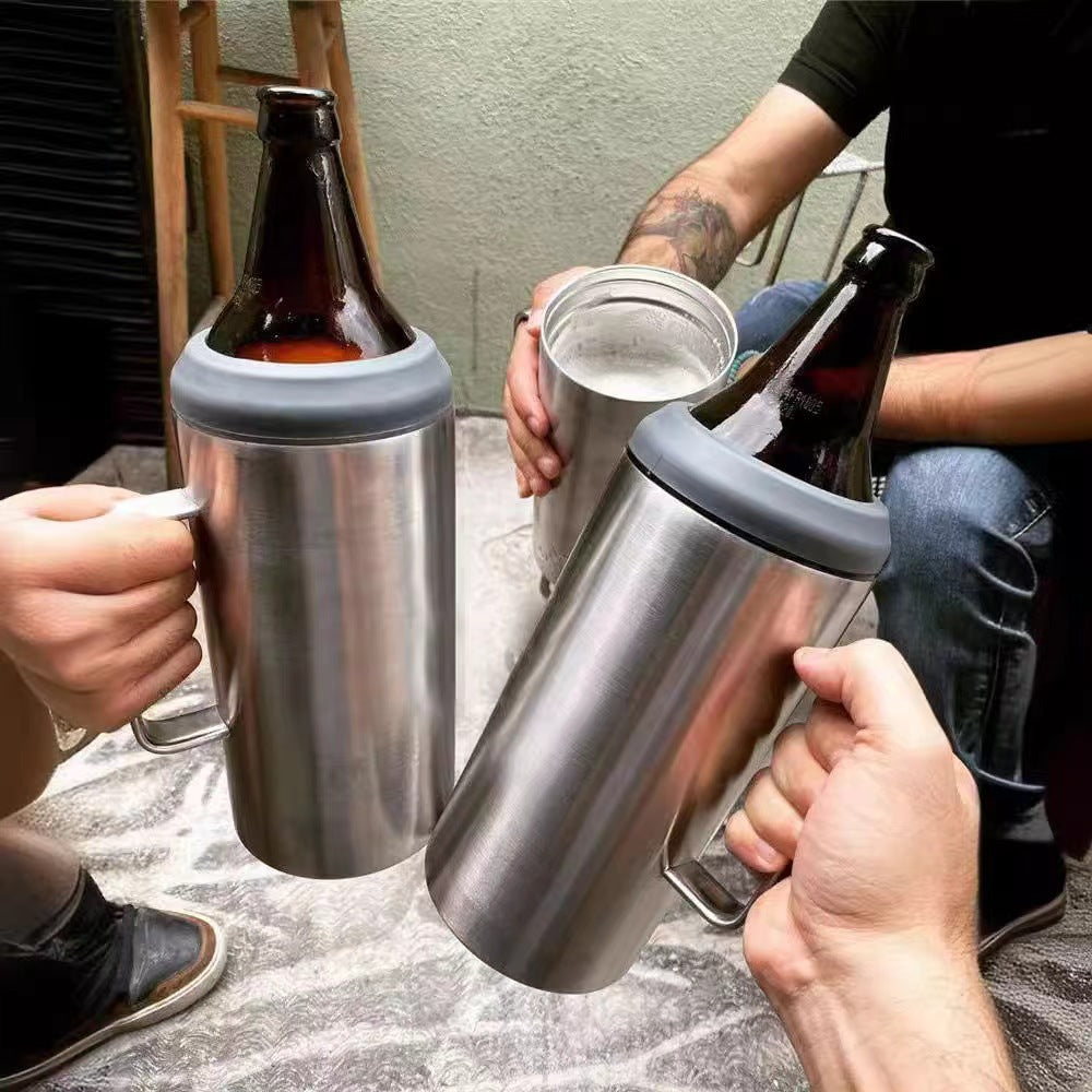 Men's Insulated Mug with Ergonomic Handle Bowlift