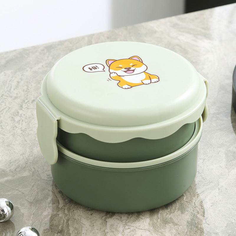 Cartoon-Themed Food Storage Bento Container