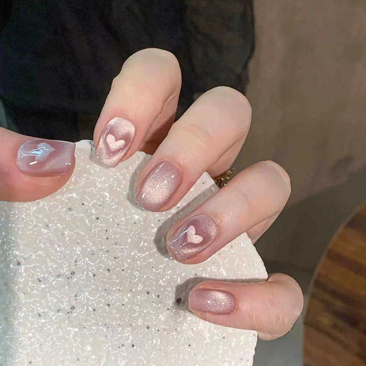 Heart-Embellished Gradient Nail Art Kit Bowlift