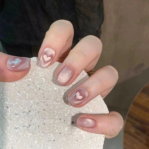Heart-Embellished Gradient Nail Art Kit Bowlift