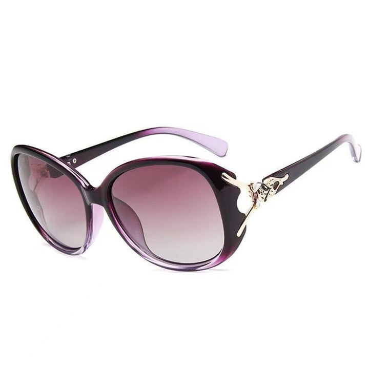 Women's Fashion Cat-Eye Sunglasses with Exclusive Metal Design Bowlift