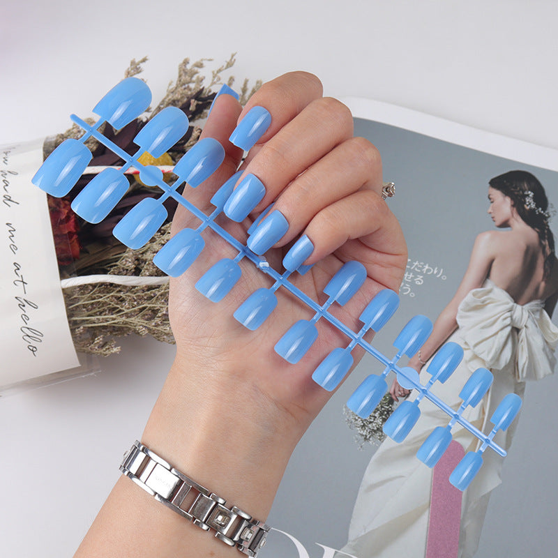 Natural Glossy Press-On Nail Tips Bowlift