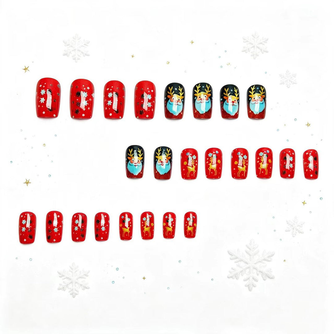 Creative Art Nails with Festive Christmas Design Bowlift