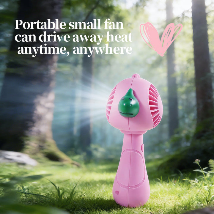 Unisex Portable Handheld Fan with Animal Design Bowlift