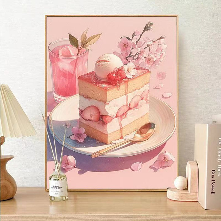 Gourmet Dessert-Themed Canvas Wall Art Bowlift